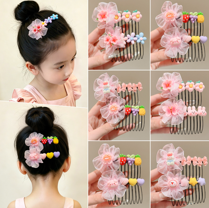 Flower Kids Alligator Hair Clips
