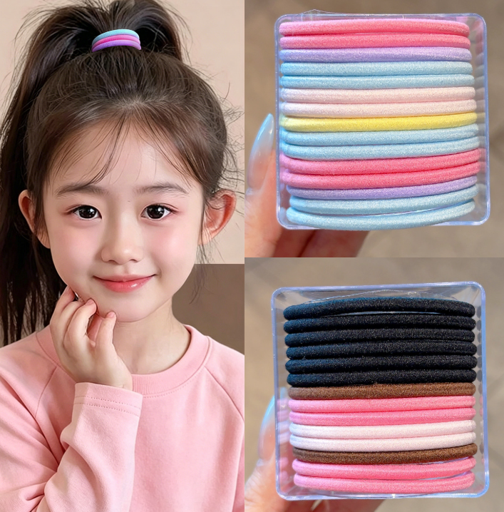 High Stretch Elastic Hair Bands for Little Girls