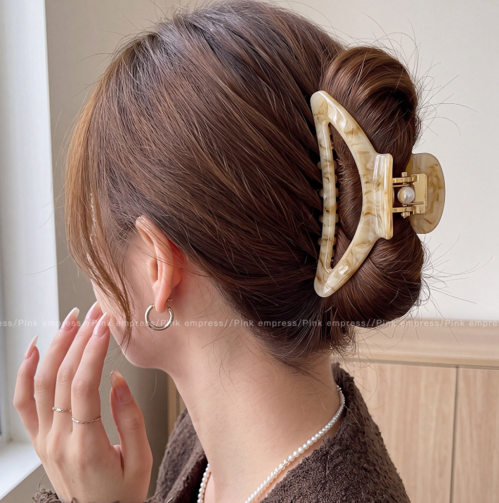 2026 New Gradient Dye Large Hair Claw Clips For Thick Voluminous Hair Women
