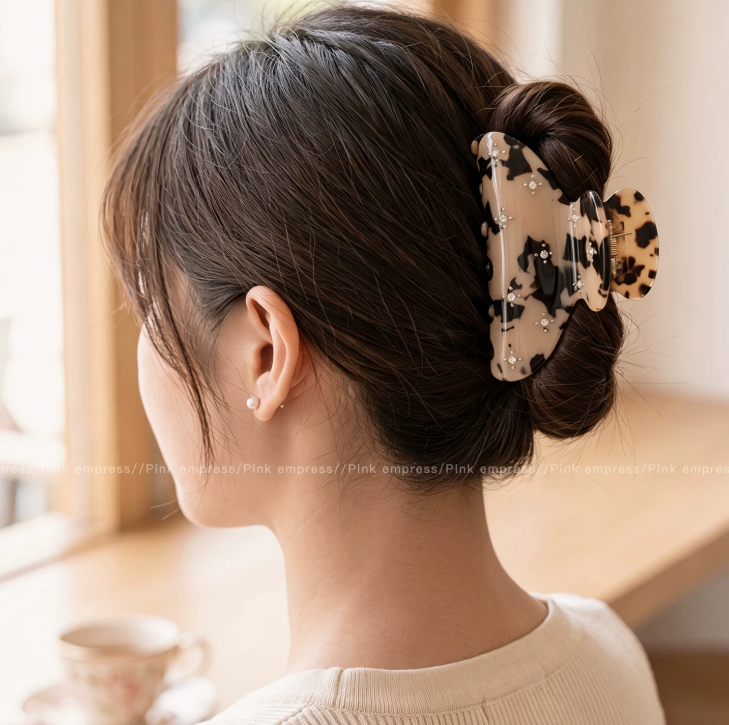 2026 New Acetate Medium Hair Claw Clips For Women With Thin Hair