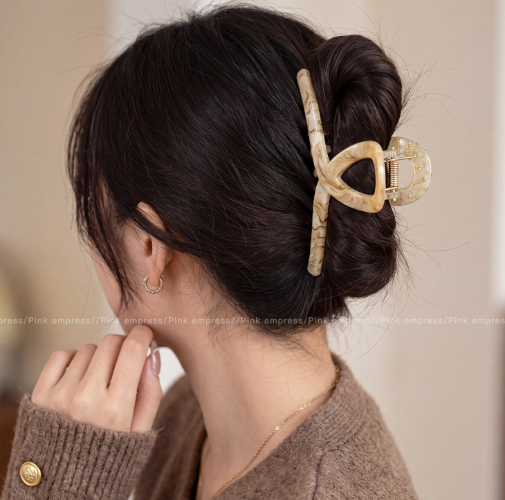 2026 New Gradient Dye Large Hair Claw Clips For Thick Voluminous Hair Women
